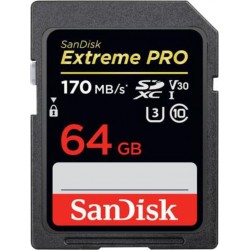 Sandisk Carte SD EXTREME PRO SDXC 64GB UHS-I U3