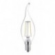 Philips ampoule LED flamme E14 4W (25W) 2700K blanc chaud (lot de 4)