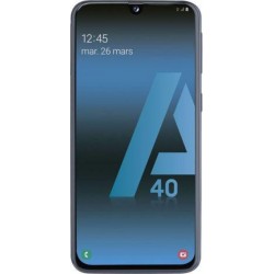 Samsung Smartphone Galaxy A40 64 Go 5.9 pouces Noir 4G Double port nano Sim