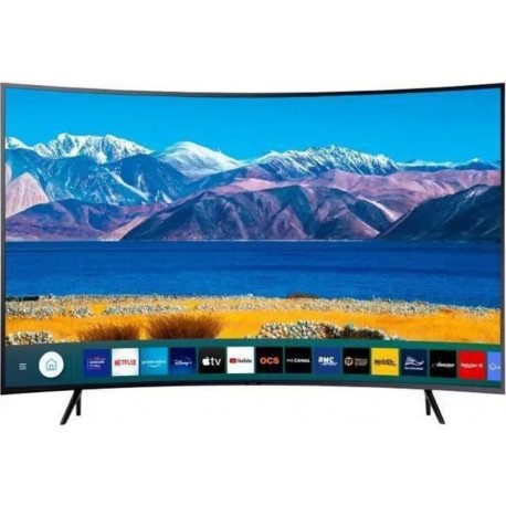 SAMSUNG TV LED 4K UHD - 55” 138cm - Ecran incurvé - HDR 10+ - Smart TV - 3xHDMI UE55TU8372 UE55TU8305