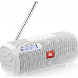 JBL Tuner - Blanc - Enceinte portable Bluetooth avec radio DAB/FM