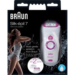 Braun Epilateur Électrique Silk-Epil Wet & Dry SE 7-521