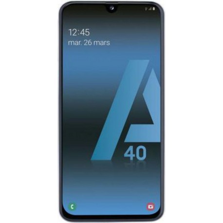 Samsung Smartphone Galaxy A40 64 Go 5.9 pouces Blanc 4G Double port nano Sim