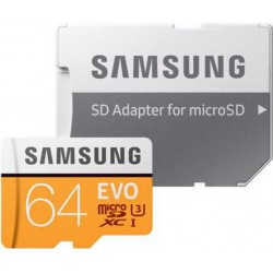 Samsung Carte micro SD 64G EVO ADAPT
