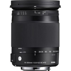 Sigma Objectif pour Reflex 18-300mm f/3.5-6.3 Macro pour Canon EF-S