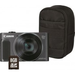 Canon Appareil Photo Compact PowerShot SX620 HS + Objectif 4.5-112.5 mm + Housse + Carte SD 8 Go