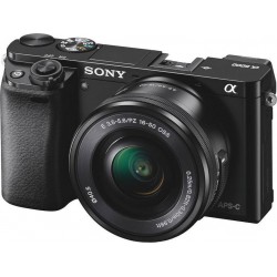 Sony appareil photo Alpha A6000 objectif 16-50/3,5-5,6 OSS BLACK