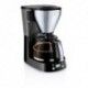 Melitta Cafetiere programmable Easy Top Timer 1010-15 Noir/Acier Brossé