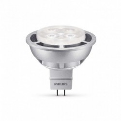 Philips ampoule LED spot à intensité réglable GU5.3 6,3W (35W) 2700K blanc chaud (lot de 2)