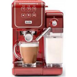 Breville Expresso combiné cafetière Prima Latte III rouge VCF147X