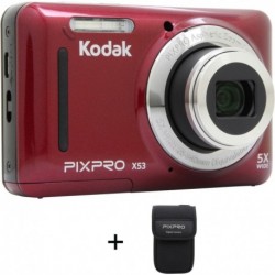 Kodak Appareil Photo Compact X53 Rouge + Etui
