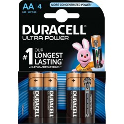 Duracell Ultra Power 4 piles 1,5V alcalines AA (lot de 3)