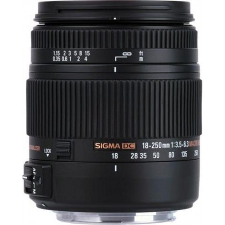 Nikon Sigma Objectif pour Reflex 18-250mm f/3.5-6.3 Macro