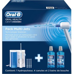 Hydropulseur Oral-B Kit Multi-jets MD16 + 2 bains de bouche