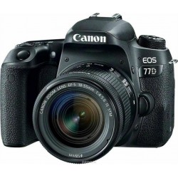 Canon Appareil Photo Reflex EOS 77D 24.2MP + objectif standard 18-55mm