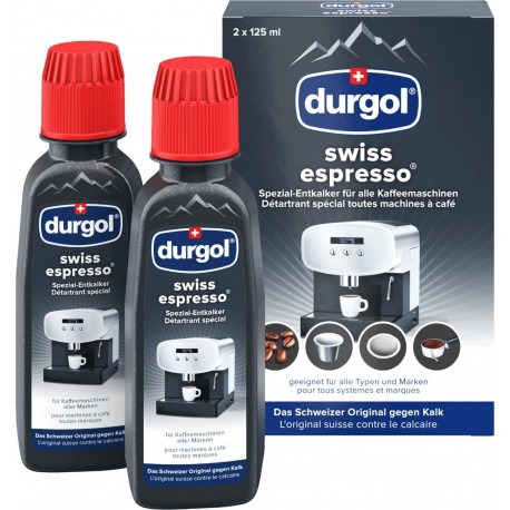 Durgol Swiss Espresso Détartrant spécial pour machines à café 2x125ml