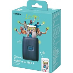 Fujifilm Imprimante photo portable Instax Mini Link 2 Space Blue