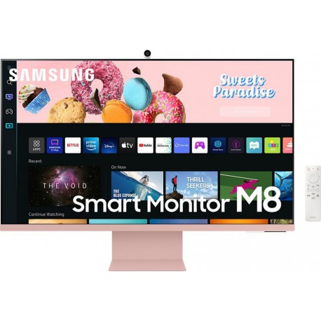 Samsung Ecran PC 4K M8 32” Rose LS32BM80PUUXEN