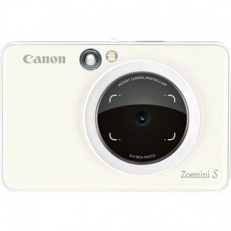 Canon Appareil Photo Instantané Zoemini S Blanc Perle