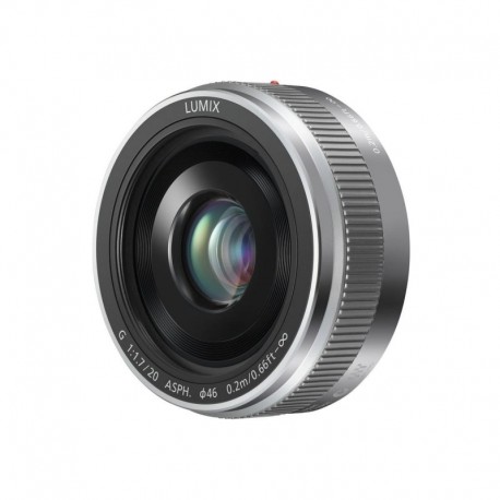 Panasonic Objectif pour Hybride 20mm f/1.7 II silver pour Lumix