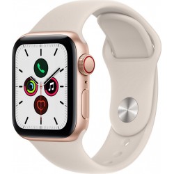 Apple Watch Montre connectée SE 40MM Alu Or/Lumiere Stellaire Cellula