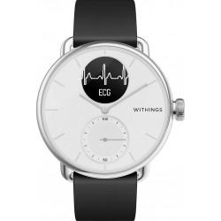 Withings Montre santé Scanwatch blanc 38mm