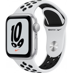 Apple Watch Montre connectée SE Nike 40MM Alu Argent/ Noir Cellular