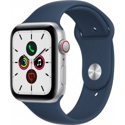 Apple Watch Montre connectée SE 44MM Alu Argent/Bleu Cellular
