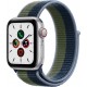 Apple Watch Montre connectée SE 40MM Alu Argent/Bleu Boucle Vert Cell