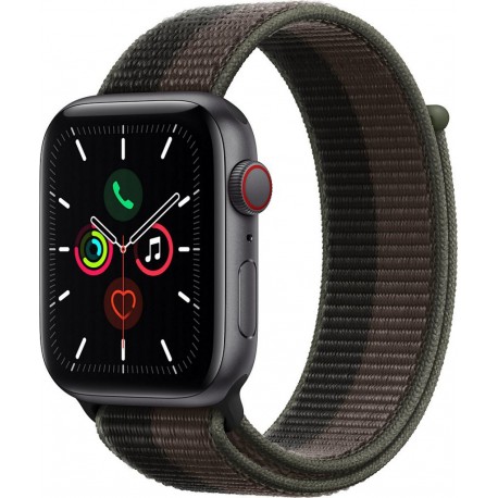 Apple Watch Montre connectée SE 44MM Alu Gris/Gris Tornade Cellular