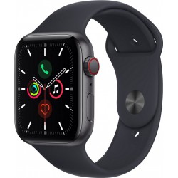 Apple Watch Montre connectée SE 44MM Alu Gris/Minuit Cellular