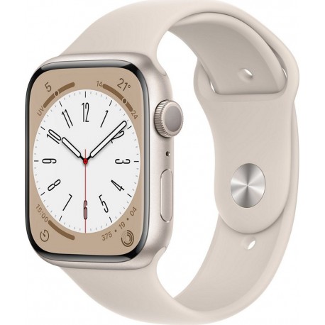 Apple Watch Montre connectée 45MM Alu/Lumiere Stellaire Series 8