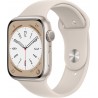 Apple Watch Montre connectée 45MM Alu/Lumiere Stellaire Series 8