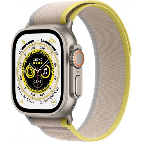 Apple Watch Montre connectée 49MM Tita/Bouc Trail Jau/Bei Ultra M/L C