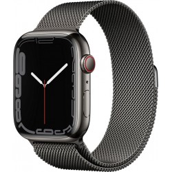 Apple Watch Montre connectée 45MM Acier Graph/Bouc Graph Mi Series7 C