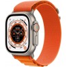 Apple Watch Montre connectée 49MM Titane/Boucl Alp Orange Ultra M Cel