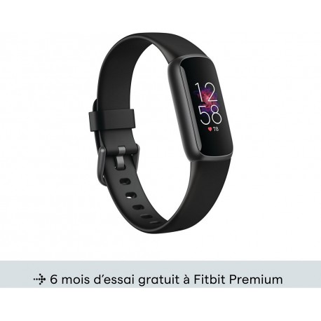 Fitbit Bracelet connecté Luxe noir