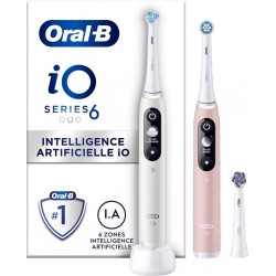 Oral-B Brosse à dents électrique IO6 serie s duo pack white