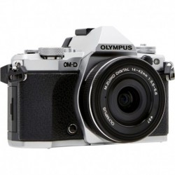 Olympus Appareil Photo Hybride OM-D E-M5 Mark II Silver + 14-42mm