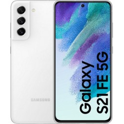 Samsung Smartphone Galaxy S21 FE Blanc 128 Go 5G