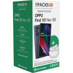 OPPO Smartphone Pack Find X3 Neo Noir + Enco Free 2 Blan