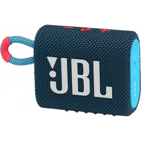 JBL Enceinte portable Go 3 Bleu et Rose