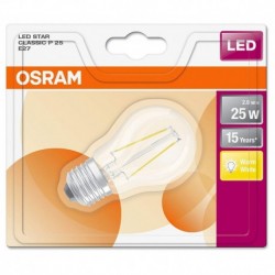 Osram ampoule LED Star Classic E27 2,8W (25W) blanc chaud (lot de 3)