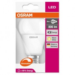Osram ampoule LED Superstar Classic E27 9W (60W) blanc chaud (lot de 2)