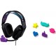 Logitech Casque gamer G335 Noir + 5 bonnettes offertes