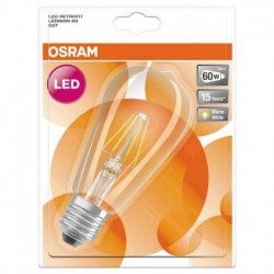 Osram ampoule LED Star Classic E27 7W (60W) blanc chaud (lot de 2)