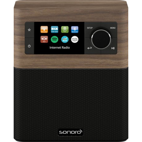 Sonoro Radio réveil Stream Noyer