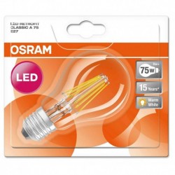 Osram ampoule LED Star Classic E27 8W (75W) blanc chaud (lot de 2)