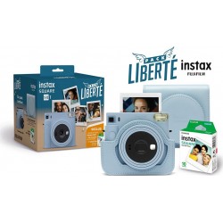 Fujifilm Appareil photo Instantané Pack Liberte INSTAX Square SQ1 Bleu
