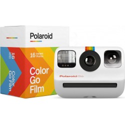 Polaroid Appareil photo Instantané Go White - pack de 16 films inclus